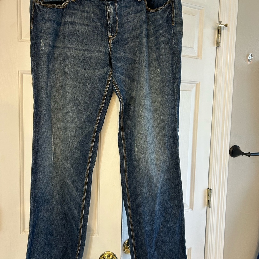 LOFT jeans with light distressing